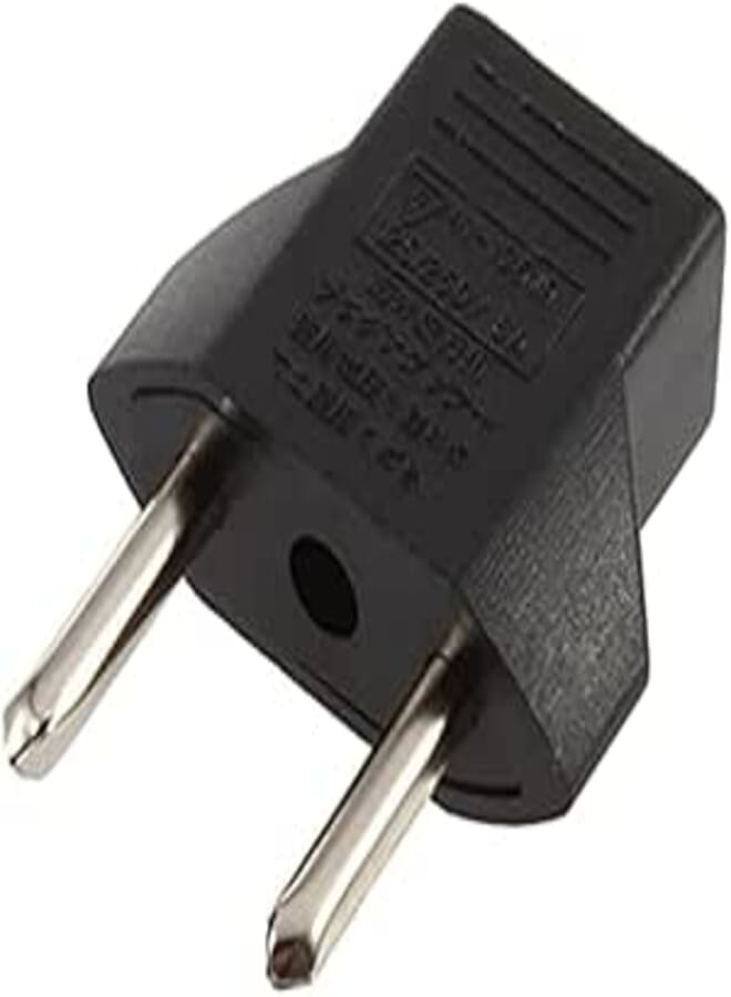 US to EU AC Power Plug Travel Home Converter Adapter